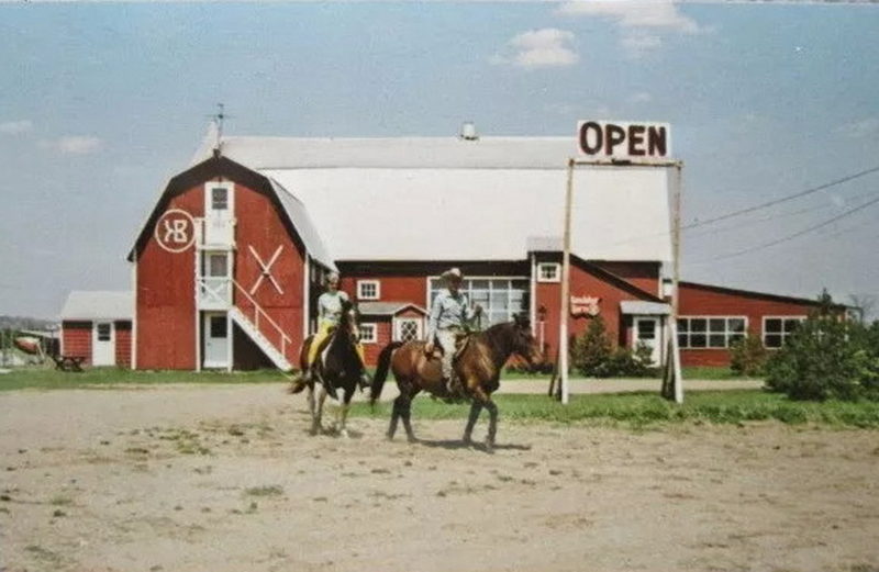 Kandahar Barn - Vintage Postcard (newer photo)